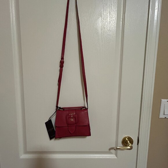NWT! Women's Lodis "Addison" Red Designer Leather Mini Purse - Picture 15 of 16